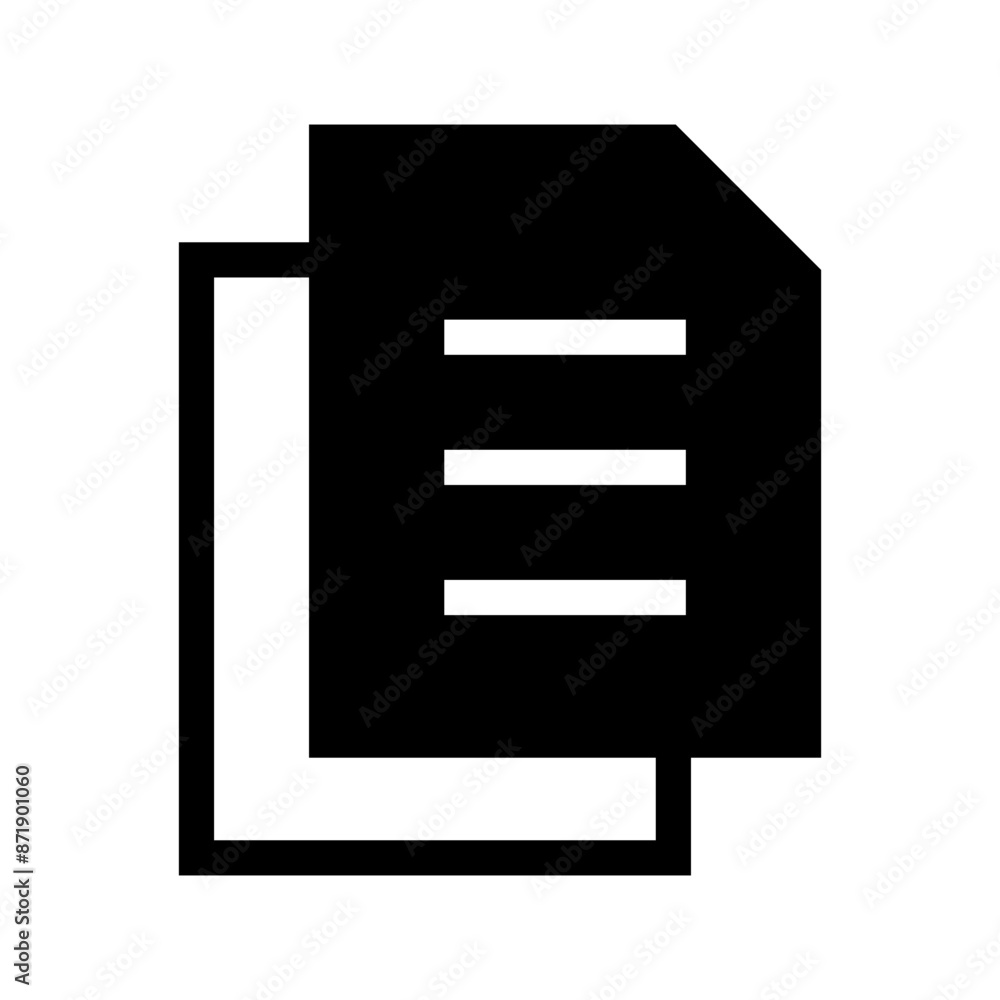 Copy Icon Vector Symbol Design Illustration Copy Icon Vector Symbol Design Illustration