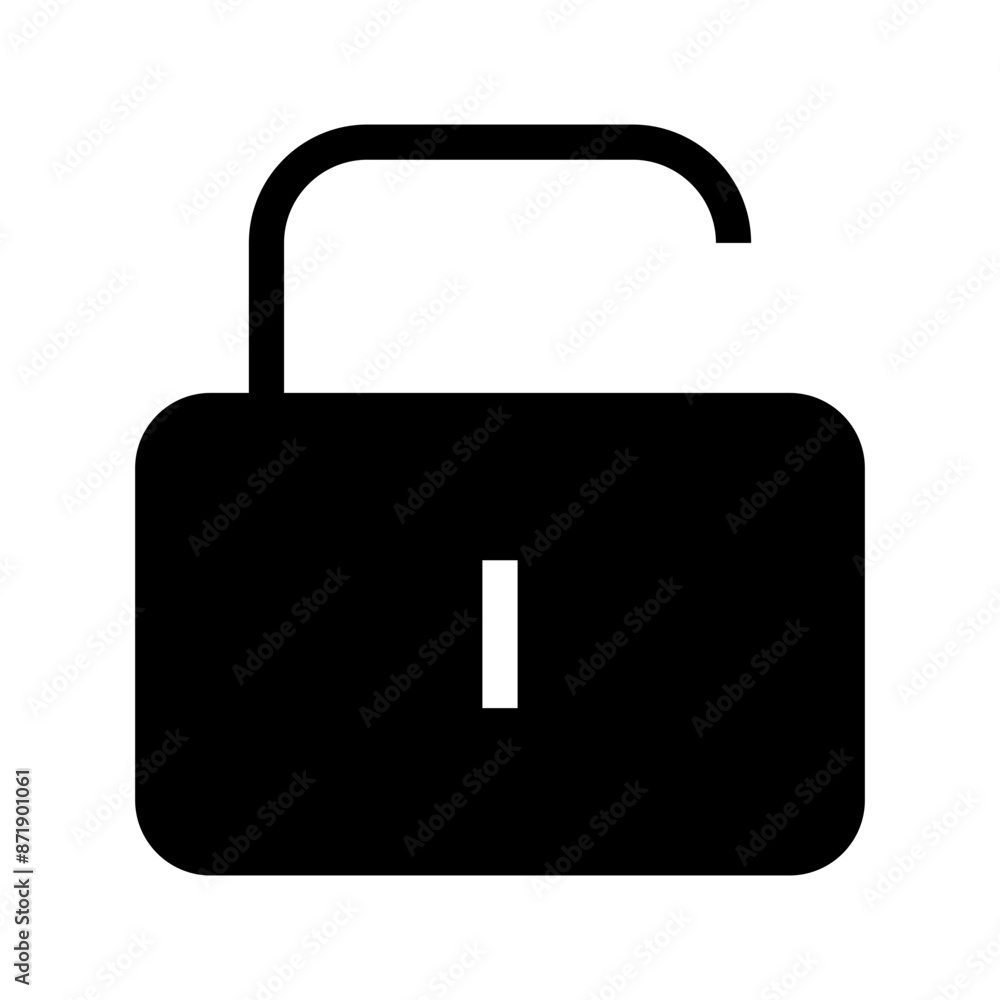 Unlock Icon Vector Symbol Design Illustration Unlock Icon Vector Symbol Design Illustration