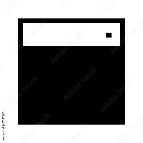 Window Icon Vector Symbol Design Illustration