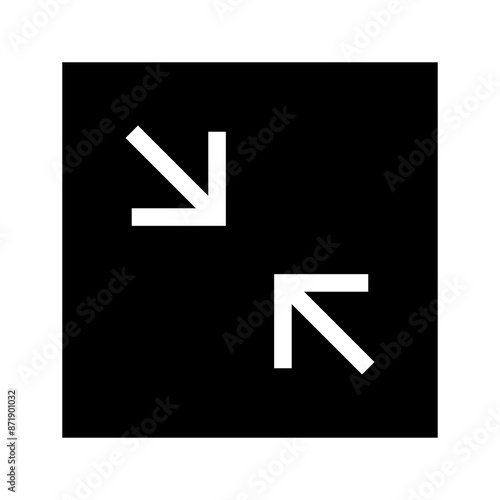 Shrink Icon Vector Symbol Design Illustration