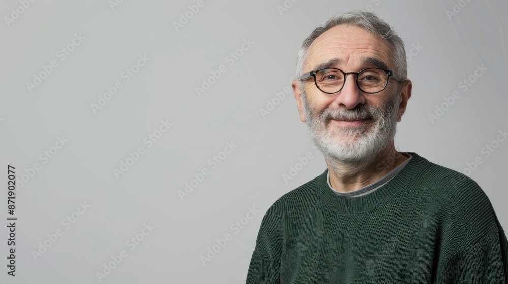 Fototapeta premium The smiling elderly man