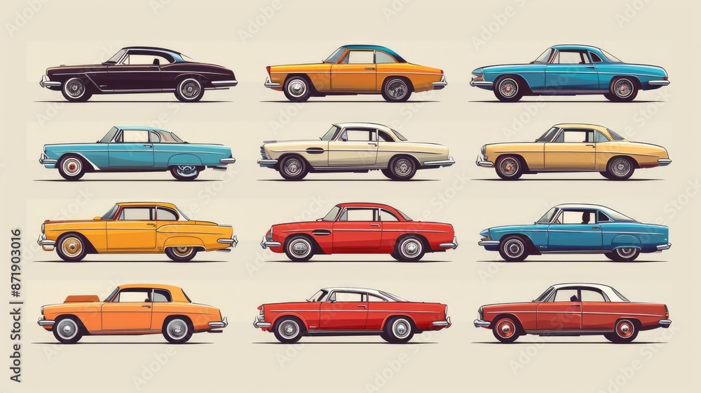 Car Vehicle Transportation 3D Illustration Concept Car Vehicle Transportation 3D Illustration Concept