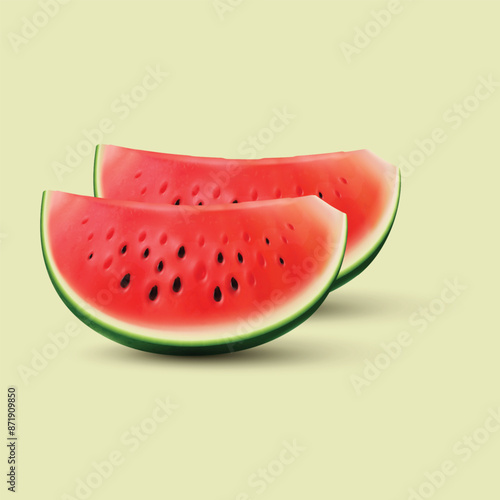 watermelon isolated