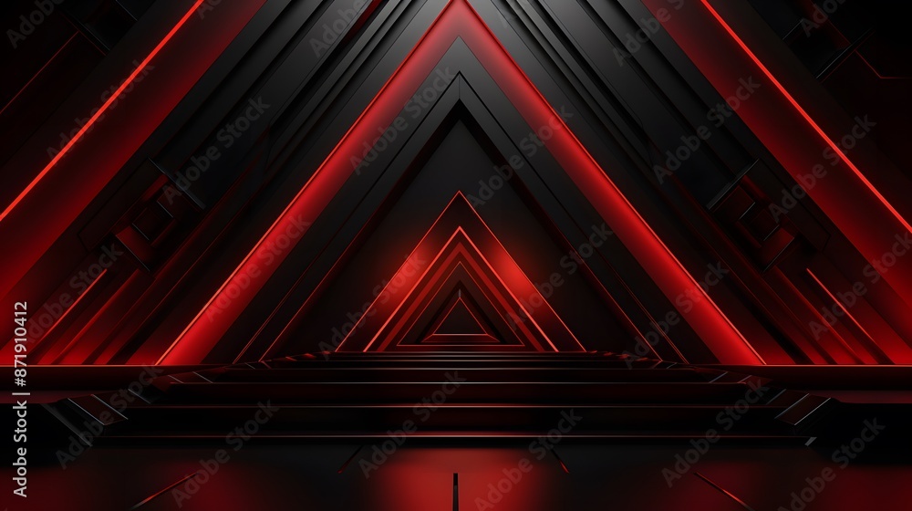 3d rendering of red and black abstract geometric background. Scene for advertising, technology, showcase, banner, game, sport, cosmetic, business, metaverse. Sci-Fi Illustration. Product display
3d rendering of red and black abstract geometric background. Scene for advertising, technology, showcase, banner, game, sport, cosmetic, business, metaverse. Sci-Fi Illustration. Product display