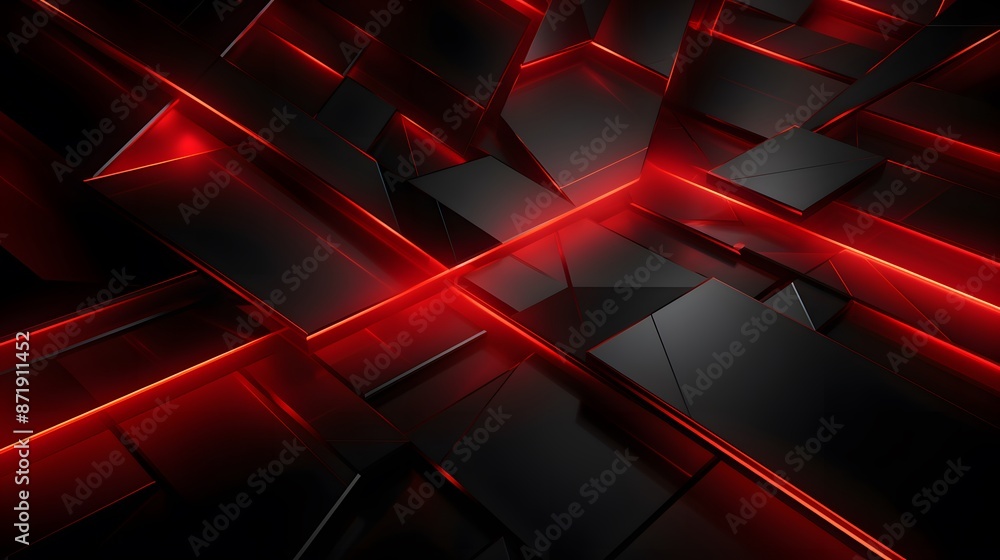 3d rendering of red and black abstract geometric background. Scene for advertising, technology, showcase, banner, game, sport, cosmetic, business, metaverse. Sci-Fi Illustration. Product display
3d rendering of red and black abstract geometric background. Scene for advertising, technology, showcase, banner, game, sport, cosmetic, business, metaverse. Sci-Fi Illustration. Product display