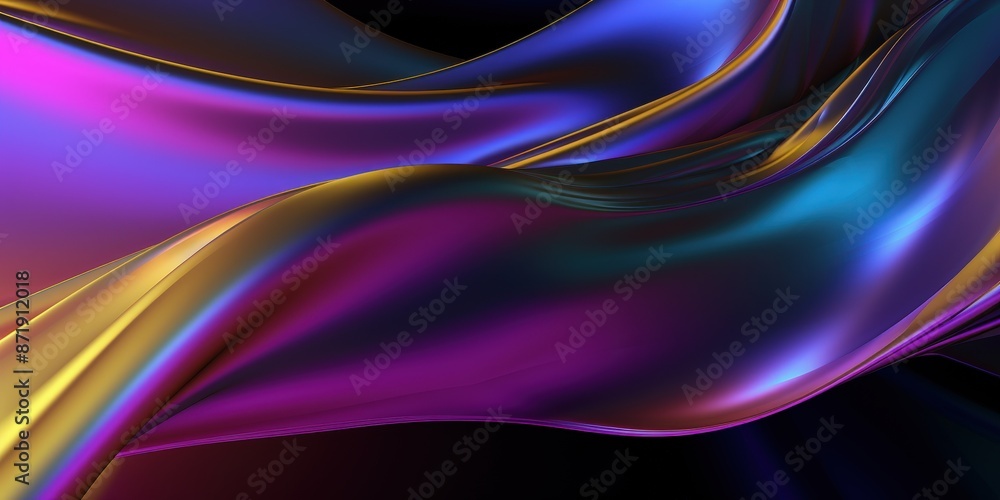 Abstract Colorful 3D Fluid Design Abstract Colorful 3D Fluid Design