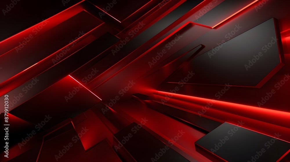 3d rendering of red and black abstract geometric background. Scene for advertising, technology, showcase, banner, game, sport, cosmetic, business, metaverse. Sci-Fi Illustration. Product display
3d rendering of red and black abstract geometric background. Scene for advertising, technology, showcase, banner, game, sport, cosmetic, business, metaverse. Sci-Fi Illustration. Product display
