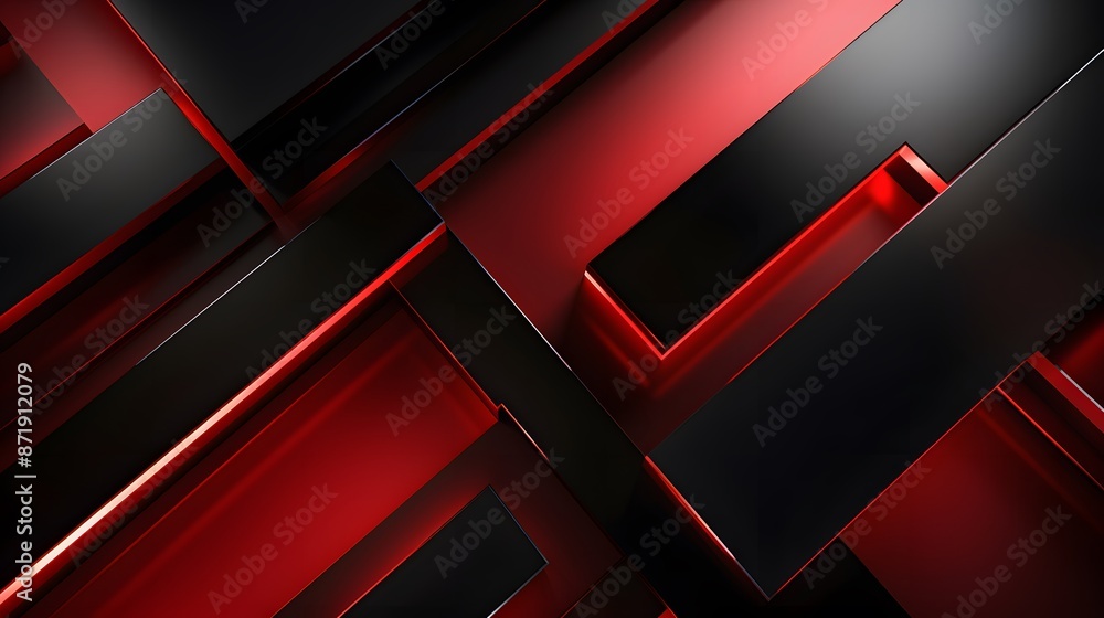 3d rendering of red and black abstract geometric background. Scene for advertising, technology, showcase, banner, game, sport, cosmetic, business, metaverse. Sci-Fi Illustration. Product display
3d rendering of red and black abstract geometric background. Scene for advertising, technology, showcase, banner, game, sport, cosmetic, business, metaverse. Sci-Fi Illustration. Product display