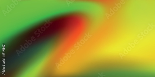 Vector abstract colorful wavy fun psychedelic background