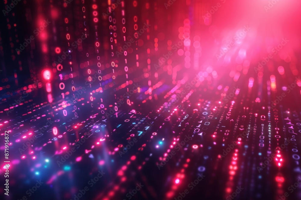 Technology background of information big data concept Technology background of information big data concept