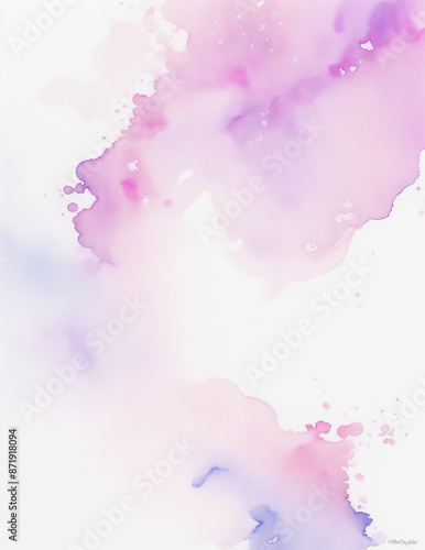 abstract watercolor background with splashes - abstract pink watercolor background with splashes - Generative AI