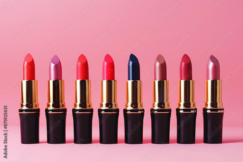 a collection or pattern of lipsticks a collection or pattern of lipsticks