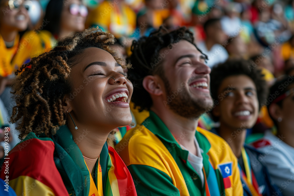 Portrait of football fan during euro 2024. Portrait of football fan during euro 2024.