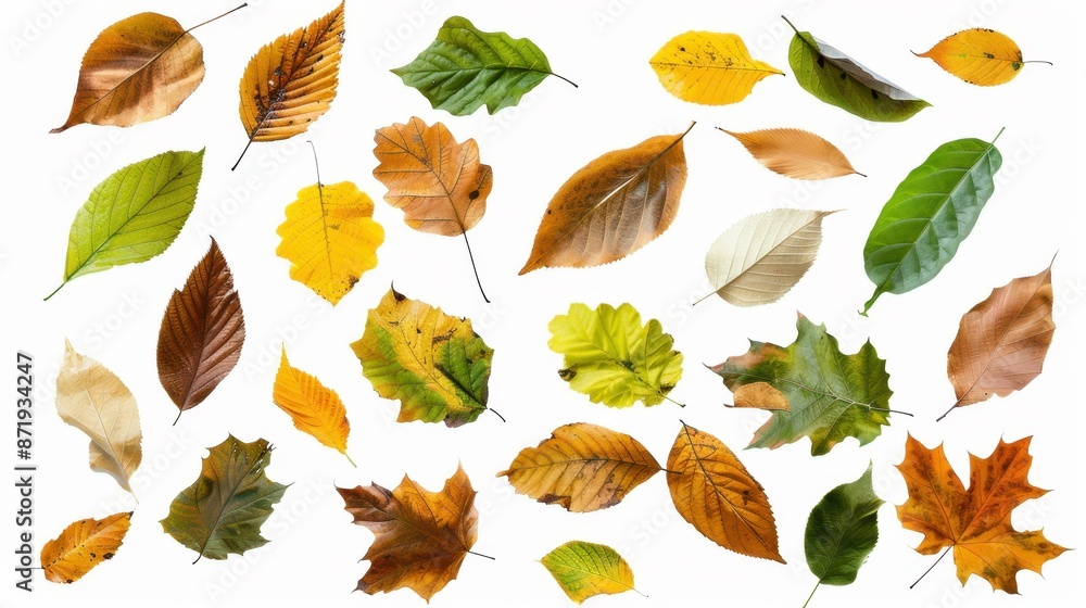 Obraz premium The colorful autumn leaves