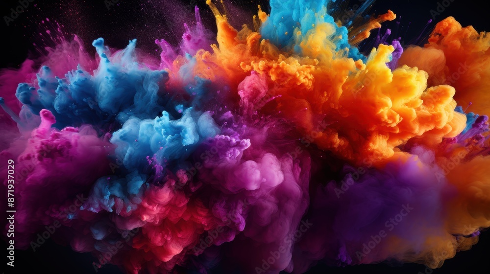 Abstract Color Explosion