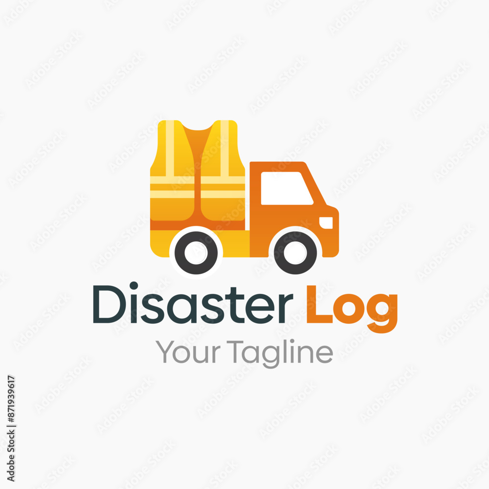 Disaster Log Logo Vector Template Design. Good for Business, Startup, Agency, and Organization Disaster Log Logo Vector Template Design. Good for Business, Startup, Agency, and Organization
