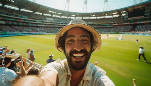 Selfie of an Indian Cricket Fan