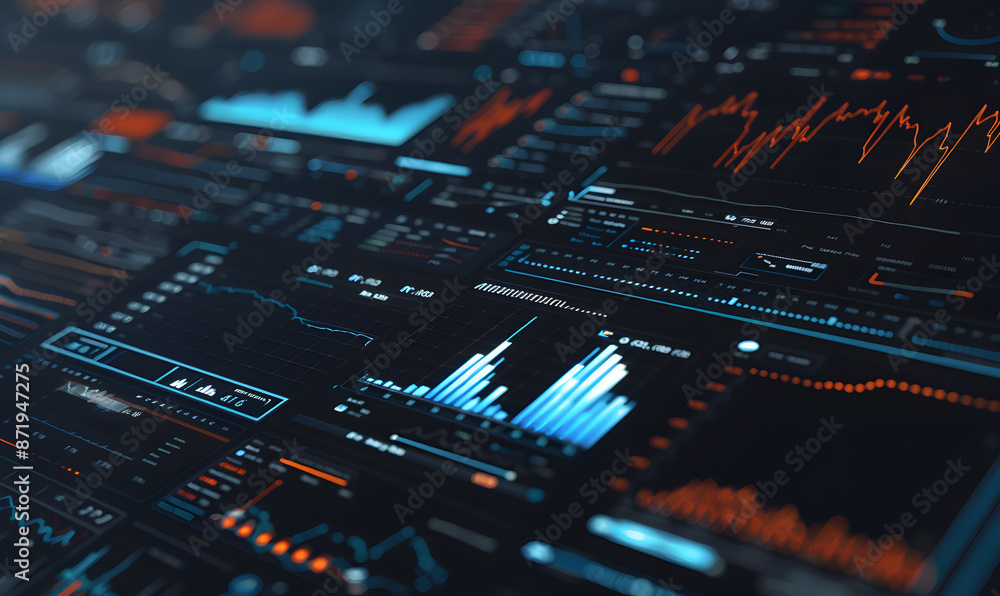 Fototapeta premium graphic backgrounds related to technology, communication, and the internet