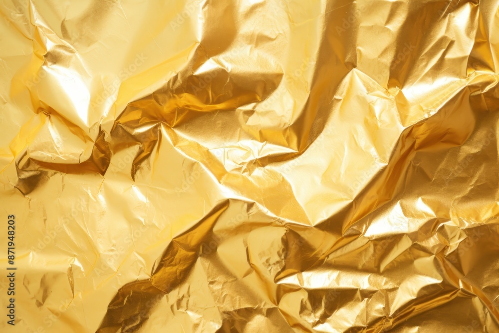 Abstract Gold Foil Texture Abstract Gold Foil Texture