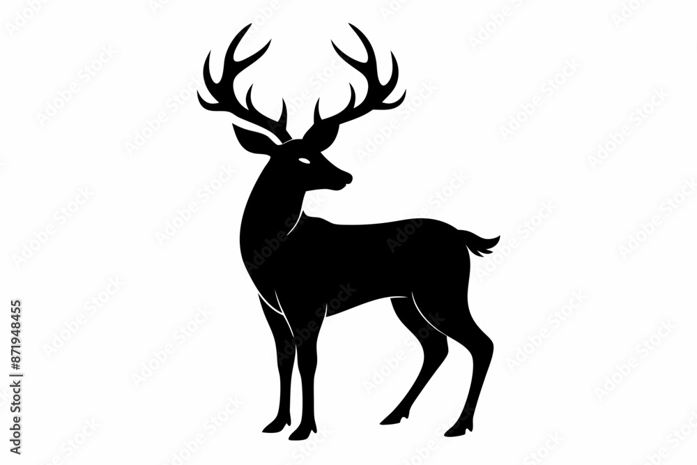 black and white deer silhouette, deer vector illustration, deer silhouette, animal silhouette isolated vector Illustration, png, Funny cute deer, Jumping cartoon deers black and white deer silhouette, deer vector illustration, deer silhouette, animal silhouette isolated vector Illustration, png, Funny cute deer, Jumping cartoon deers