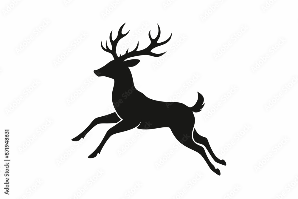 black and white deer silhouette, deer vector illustration, deer silhouette, animal silhouette isolated vector Illustration, png, Funny cute deer, Jumping cartoon deers black and white deer silhouette, deer vector illustration, deer silhouette, animal silhouette isolated vector Illustration, png, Funny cute deer, Jumping cartoon deers