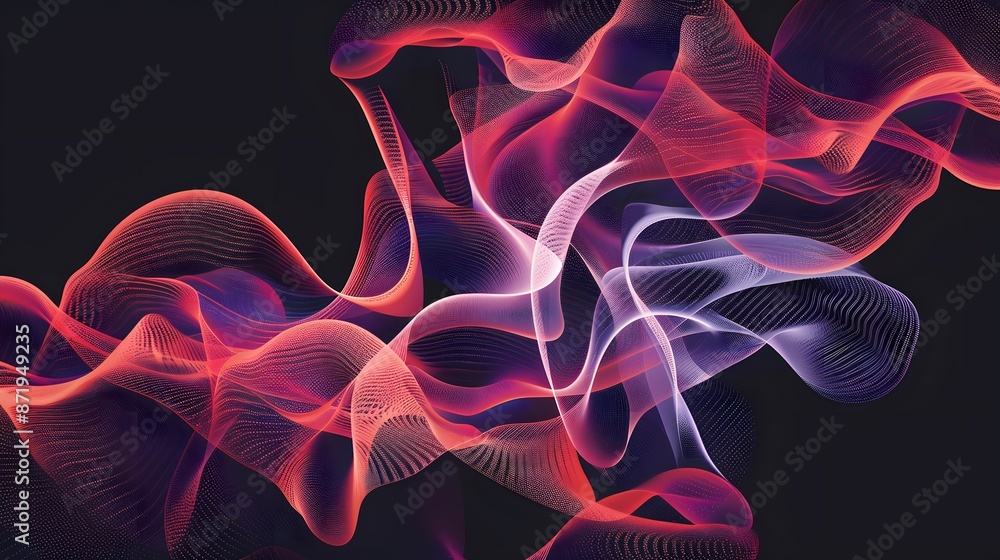 Fototapeta premium colorful liquid wave background concept