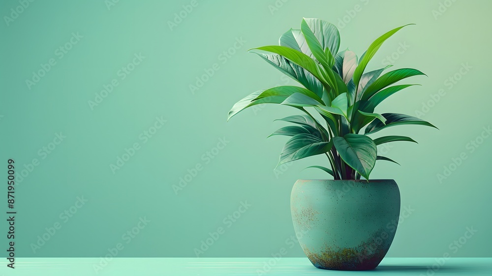 A vibrant green plant growing in an eco-friendly pot, set against the soft pastel background of light green and teal, symbolizing growth and sustainability. A vibrant green plant growing in an eco-friendly pot, set against the soft pastel background of light green and teal, symbolizing growth and sustainability.