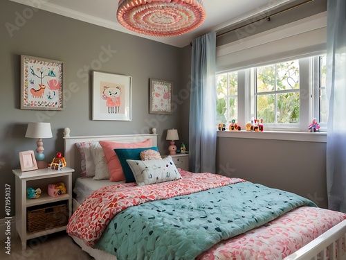 Serene kids' room