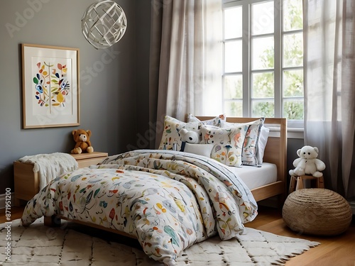 Peaceful children's bedroom