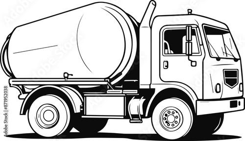 illustration of a cement mixer