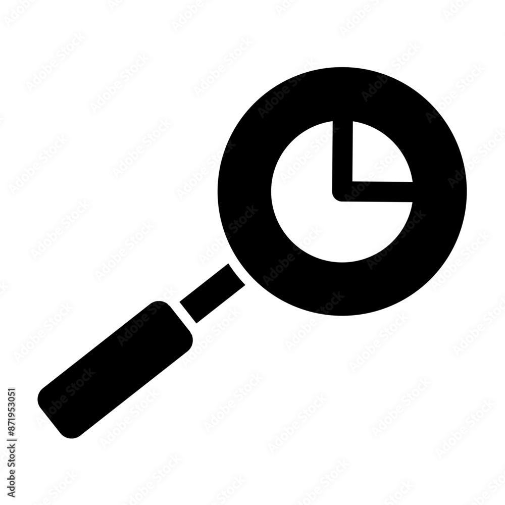 Research Glyph Icon Research Glyph Icon