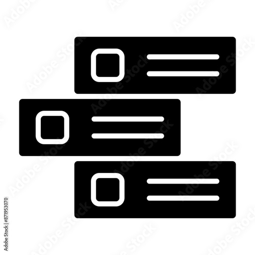 Backlog Glyph Icon