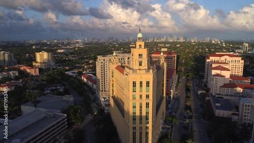 Wallpaper Mural Aerial view of Miami, Florida. Miami is a majority-minority city and a major center and leader in finance, commerce, culture, arts, and international trade. Torontodigital.ca