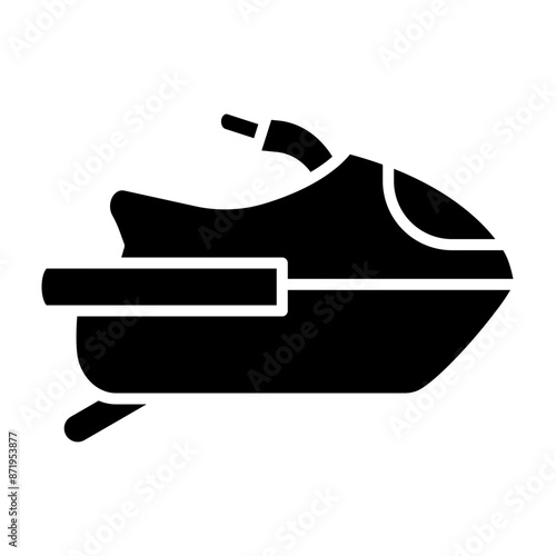 Jetski Glyph Icon