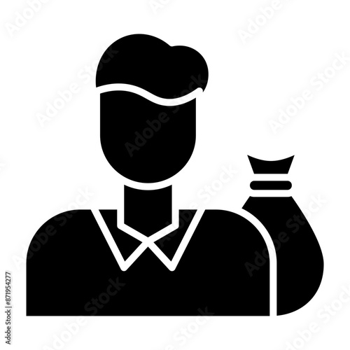 Investor Glyph Icon