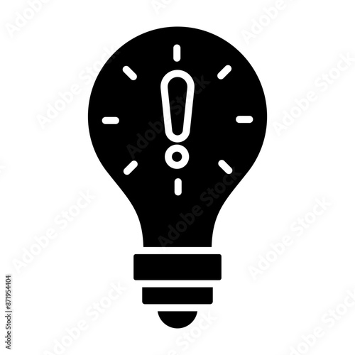 Innovative Idea Glyph Icon