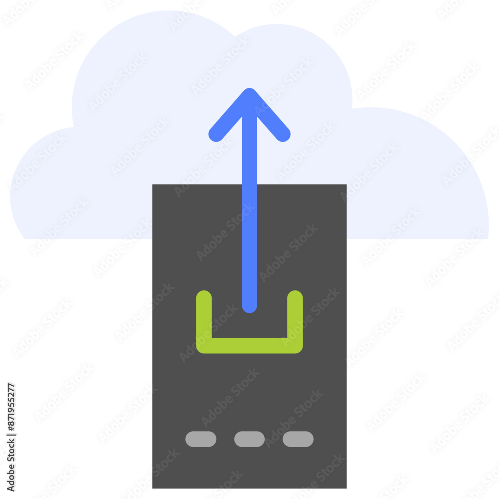 mobile upload flat icon mobile upload flat icon