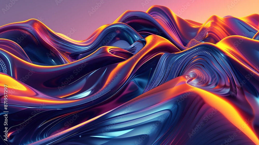 colorful liquid wave background concept colorful liquid wave background concept