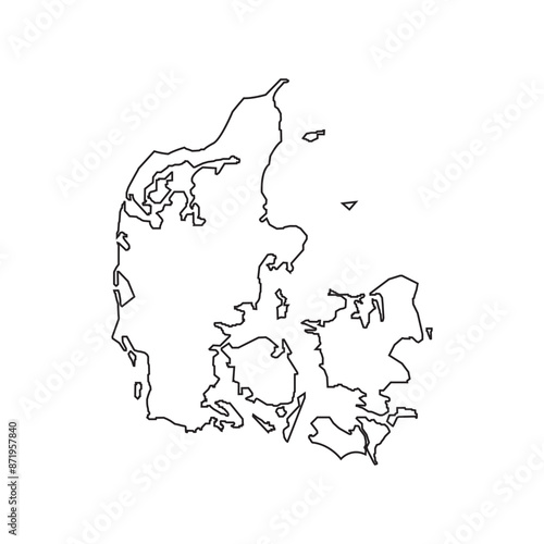 Denmark map icon