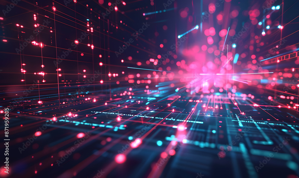 Fototapeta premium graphic backgrounds related to technology, communication, and the internet