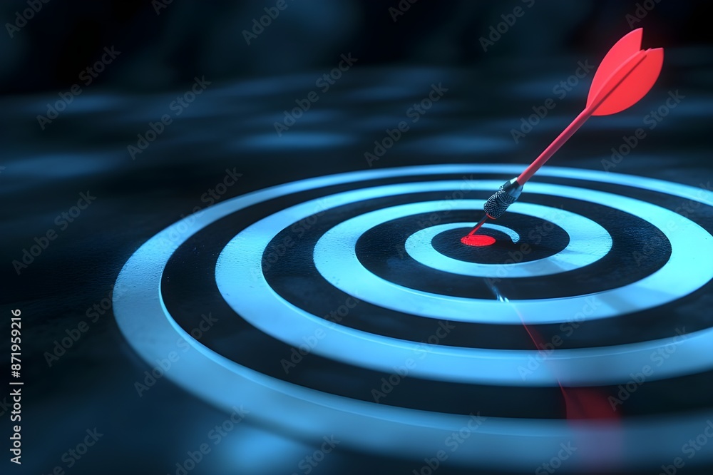 dart hitting the target dart hitting the target