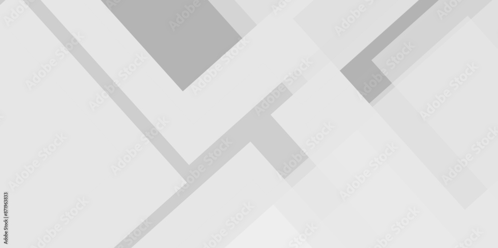 Modern luxury pattern of geometric white and gray color background, Elegant abstract background with grey lines with shadow. white paper transparent material in triangle technology and square shapes i Modern luxury pattern of geometric white and gray color background, Elegant abstract background with grey lines with shadow. white paper transparent material in triangle technology and square shapes i