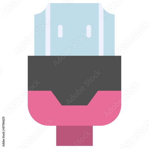 hdmi cable flat icon