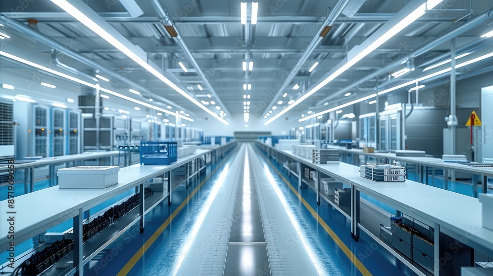 A semiconductor circuit version, spatial sense, is being tested on the production line.. Generative AI. A semiconductor circuit version, spatial sense, is being tested on the production line.. Generative AI.