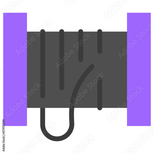 cables flat icon