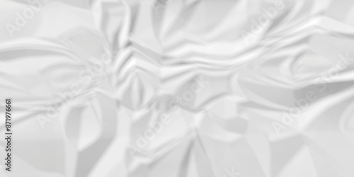 white crumpled cover old paper wrapping crinkled light cardboard overlay texture background. surface retro wrinkled empty sheet paper creased.
