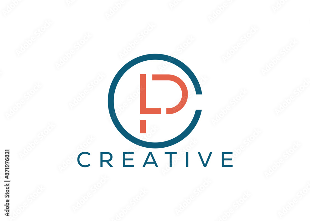 Minimal and professional letter L P C logo design template Minimal and professional letter L P C logo design template