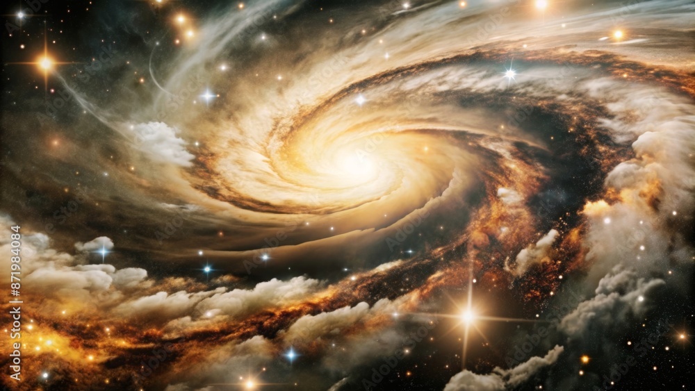 Space Nebula A stunning depiction of a colorful space nebula with swirling gases and bright stars, capturing the beauty of the cosmos.