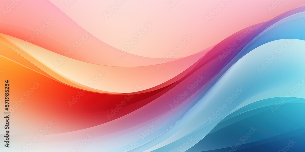 Abstract Colorful Wave Design Abstract Colorful Wave Design