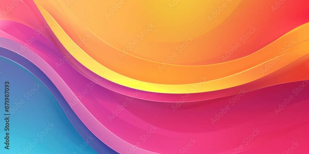 Abstract Colorful Waves Background Abstract Colorful Waves Background
